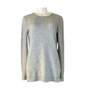 Banana Republic Merino Cashmere Sweater S Gray | Winter Layering Cozy Chic